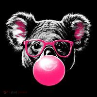Koala Bear Blowing Bubblegum Apron thumb 3