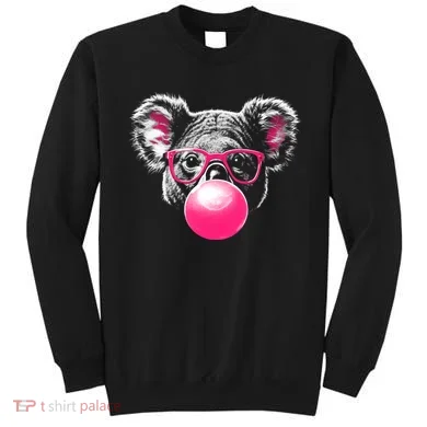 Koala Bear Blowing Bubblegum Sweatshirt