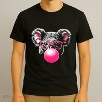 Koala Bear Blowing Bubblegum T-Shirt thumb 3