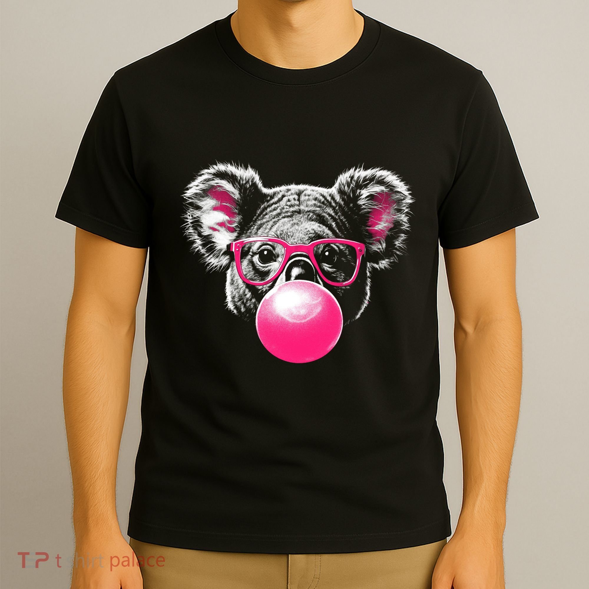 Koala Bear Blowing Bubblegum T-Shirt