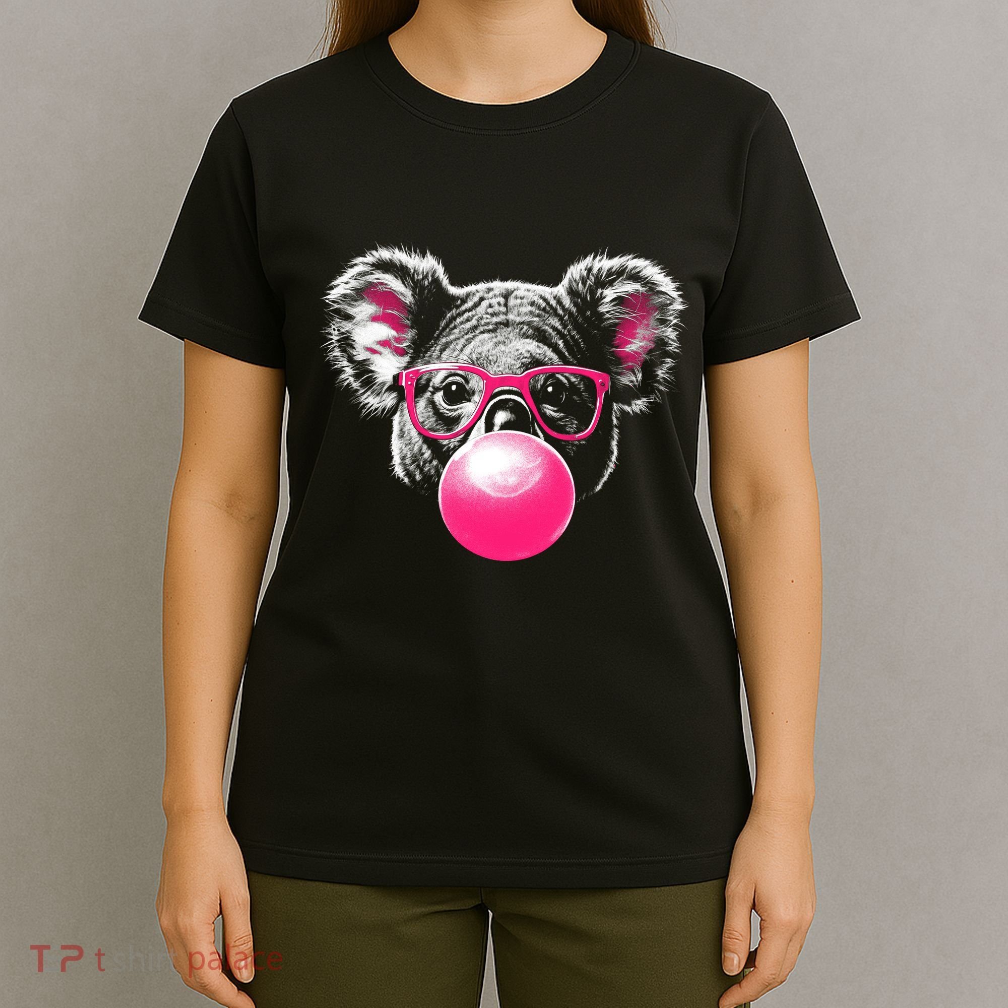 Koala Bear Blowing Bubblegum T-Shirt