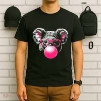 Koala Bear Blowing Bubblegum T-Shirt thumb 6