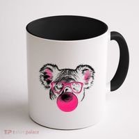Koala Bear Blowing Bubblegum Coffee Mug thumb 1
