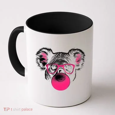 Koala Bear Blowing Bubblegum Coffee Mug