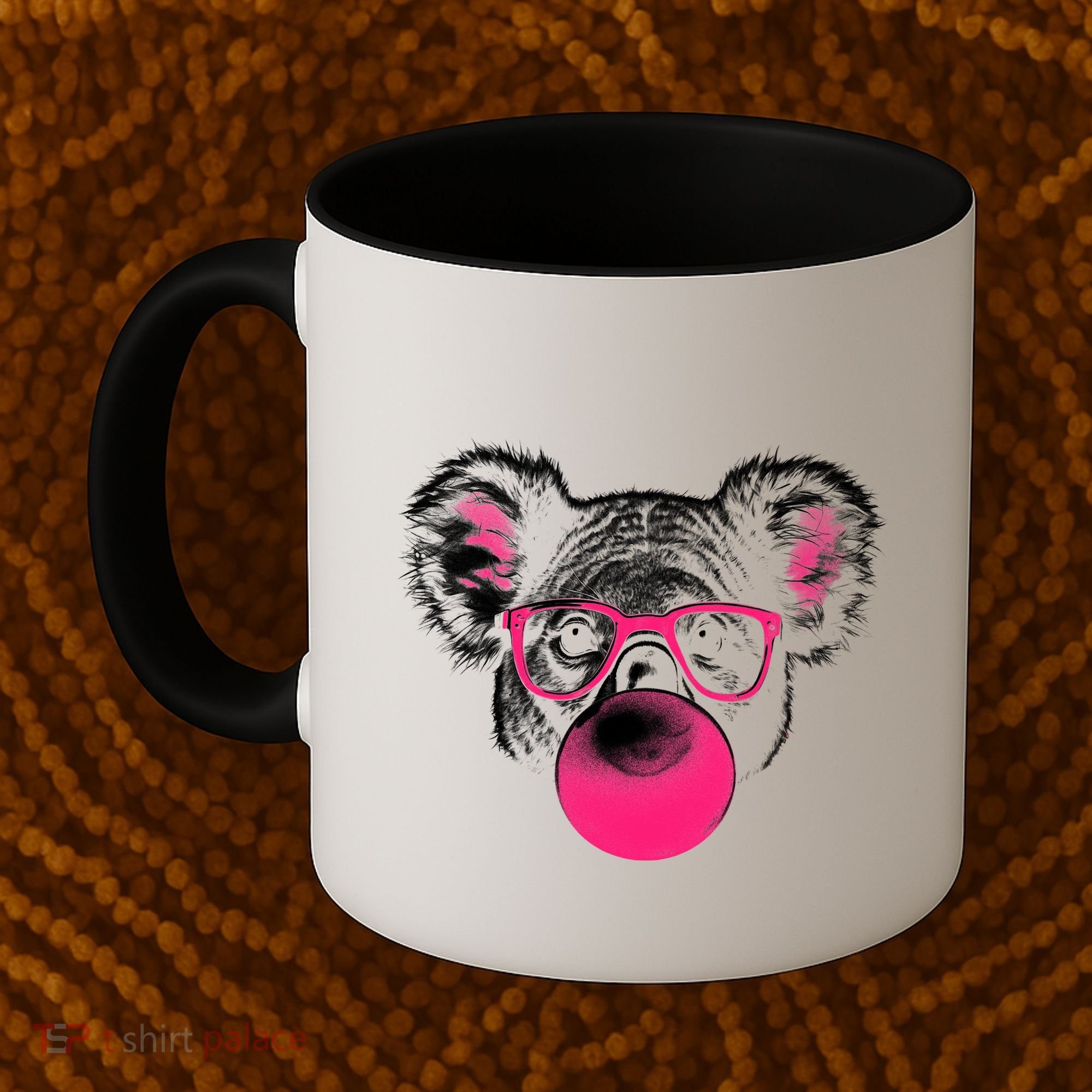 Koala Bear Blowing Bubblegum Coffee Mug