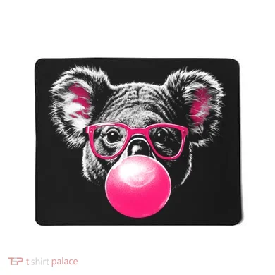 Koala Bear Blowing Bubblegum Mousepad