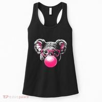 Koala Bear Blowing Bubblegum Women's Tank Top thumb 0