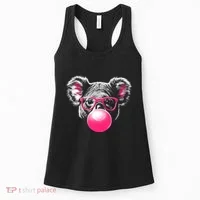 Koala Bear Blowing Bubblegum Women's Tank Top thumb 0