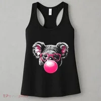 Koala Bear Blowing Bubblegum Women's Tank Top thumb 3