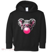 Koala Bear Blowing Bubblegum Toddler Hoodie thumb 0