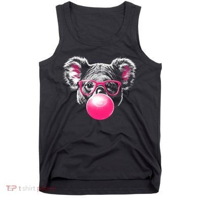 Koala Bear Blowing Bubblegum Tank Top