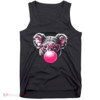 Koala Bear Blowing Bubblegum Tank Top thumb 0