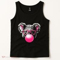 Koala Bear Blowing Bubblegum Tank Top thumb 2