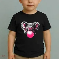 Koala Bear Blowing Bubblegum Toddler T-Shirt thumb 2