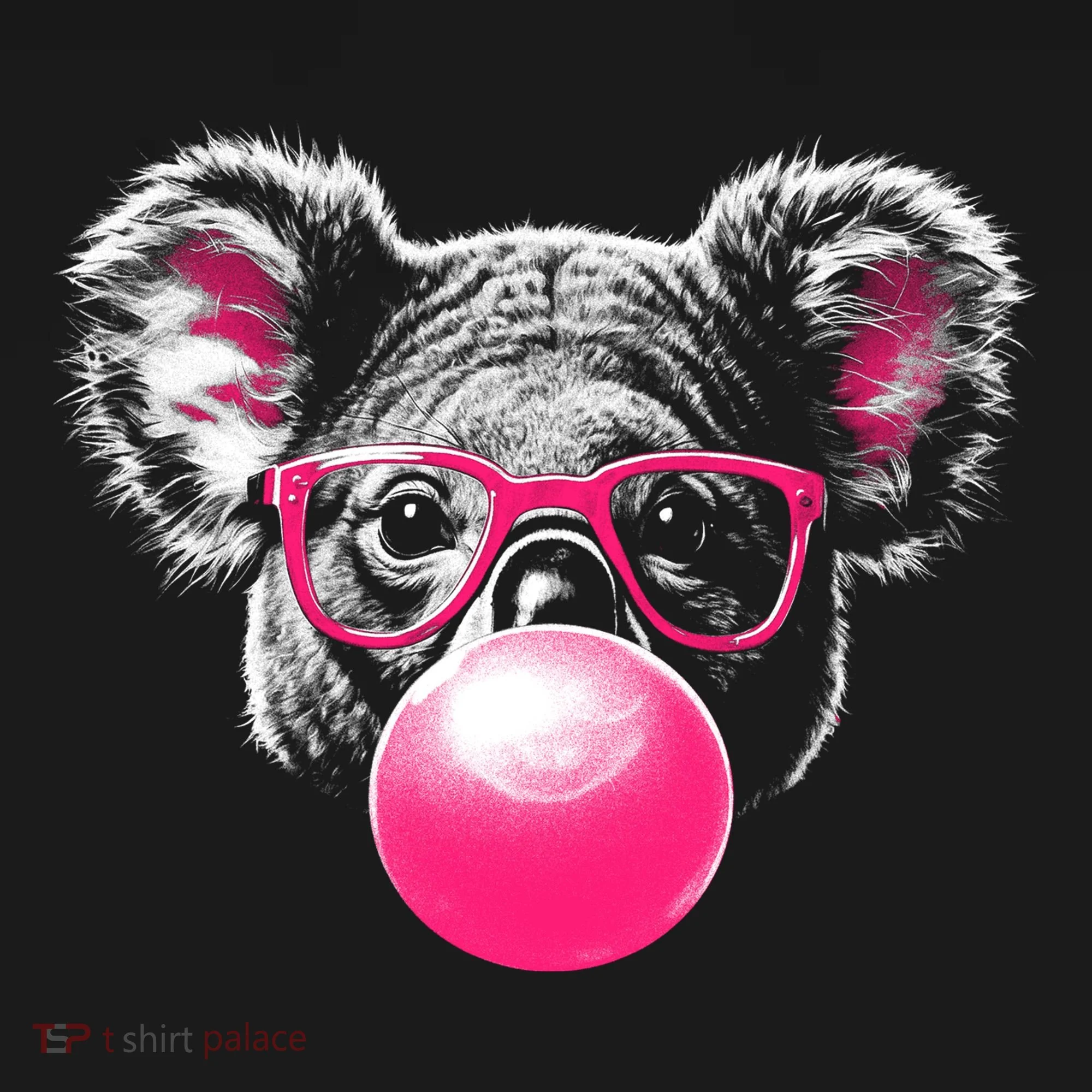 Koala Bear Blowing Bubblegum Toddler T-Shirt