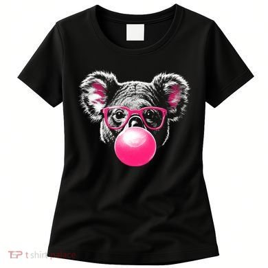 Koala Bear Blowing Bubblegum Women's T-Shirt