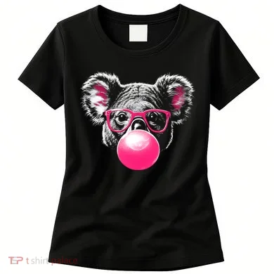 Koala Bear Blowing Bubblegum Women's T-Shirt