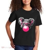 Koala Bear Blowing Bubblegum Kids T-Shirt thumb 2