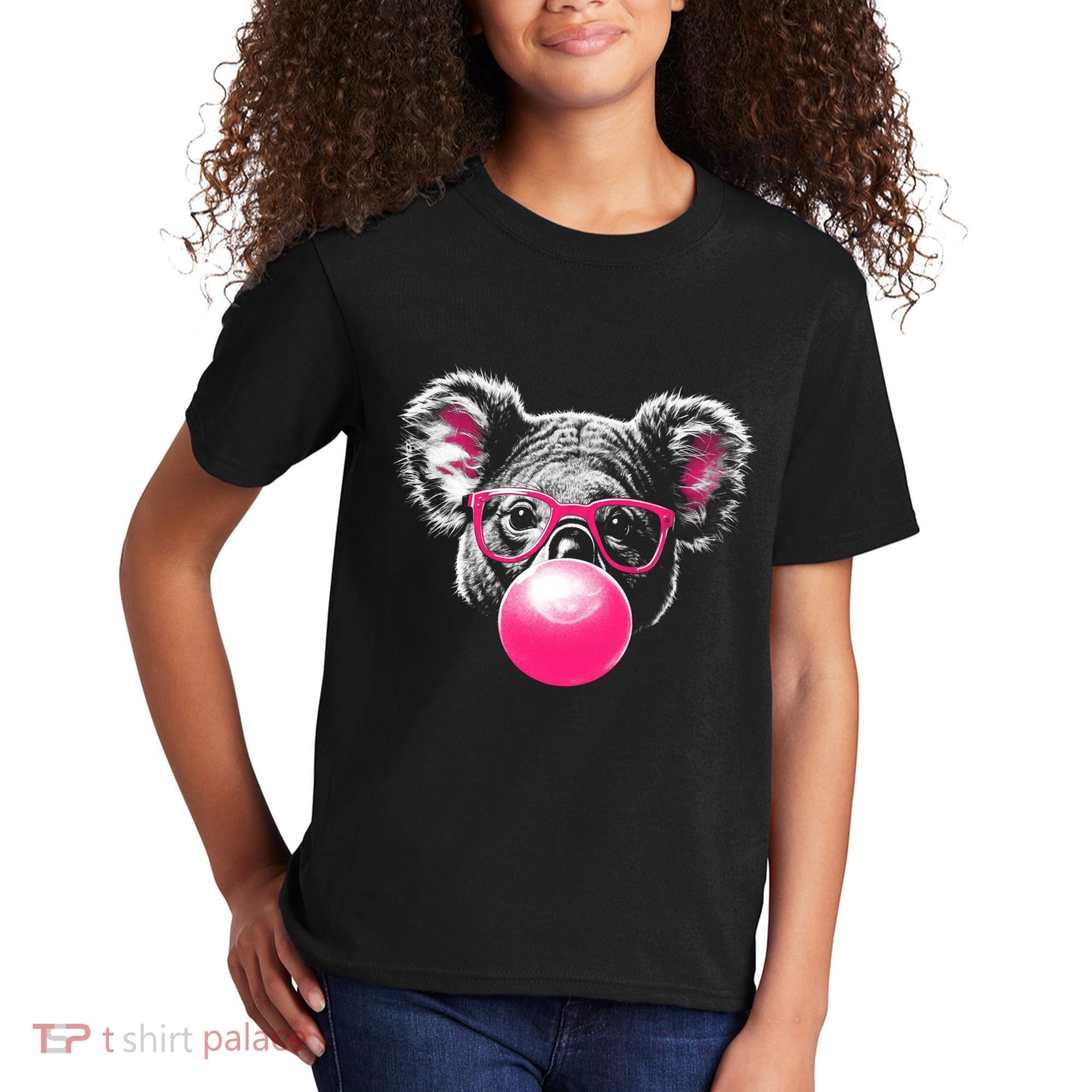 Koala Bear Blowing Bubblegum Kids T-Shirt