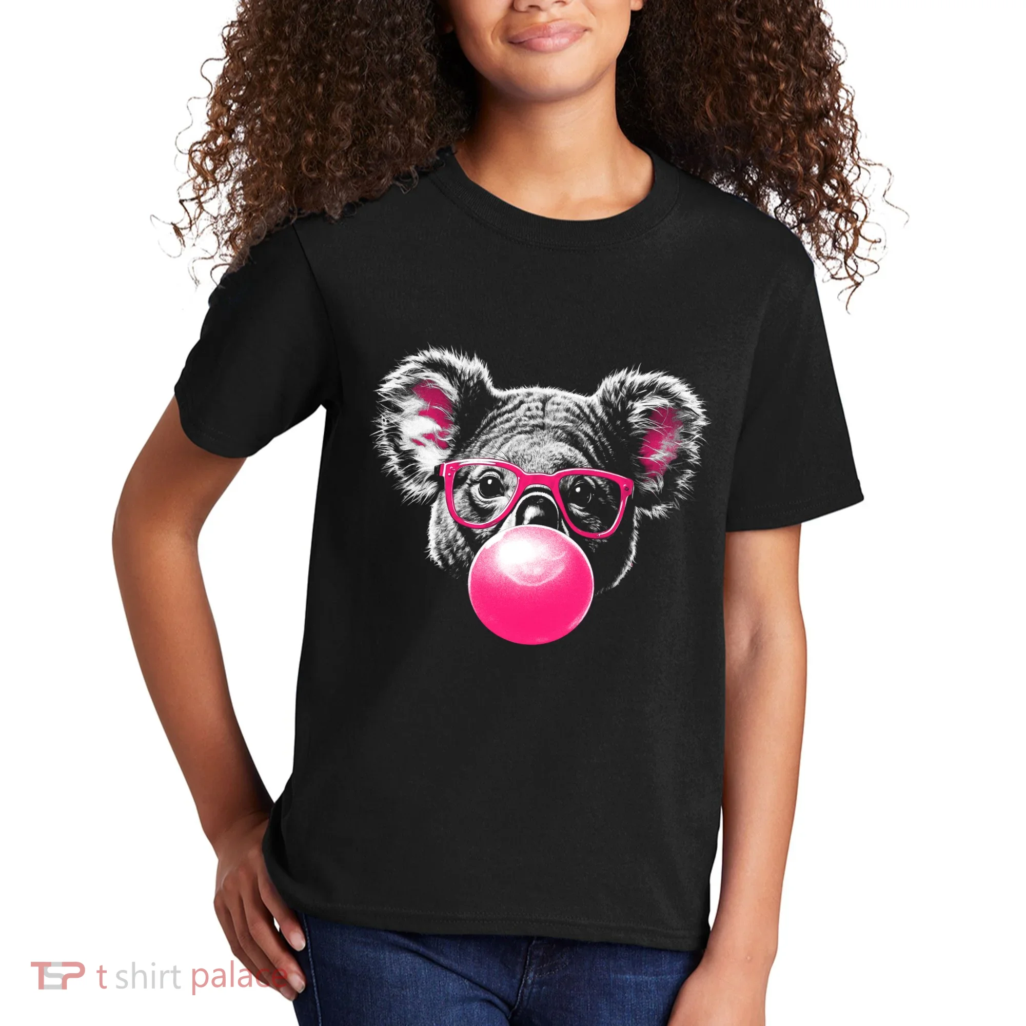 Koala Bear Blowing Bubblegum Kids T-Shirt