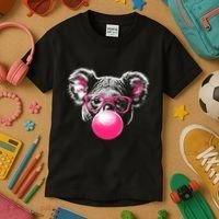 Koala Bear Blowing Bubblegum Kids T-Shirt thumb 3