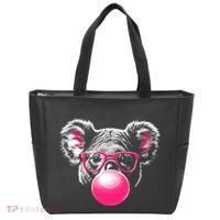 Koala Bear Blowing Bubblegum Tote Bag thumb 0