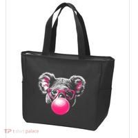 Koala Bear Blowing Bubblegum Tote Bag thumb 3