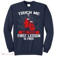 Kick Boxer Boxing Coach Funny Kick Boxing Lover Saying Sweatshirt thumb 0
