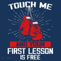 Kick Boxer Boxing Coach Funny Kick Boxing Lover Saying Mousepad thumb 1