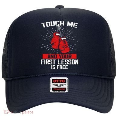 Kick Boxer Boxing Coach Funny Kick Boxing Lover Saying Hat