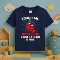 Kick Boxer Boxing Coach Funny Kick Boxing Lover Saying Toddler T-Shirt thumb 3