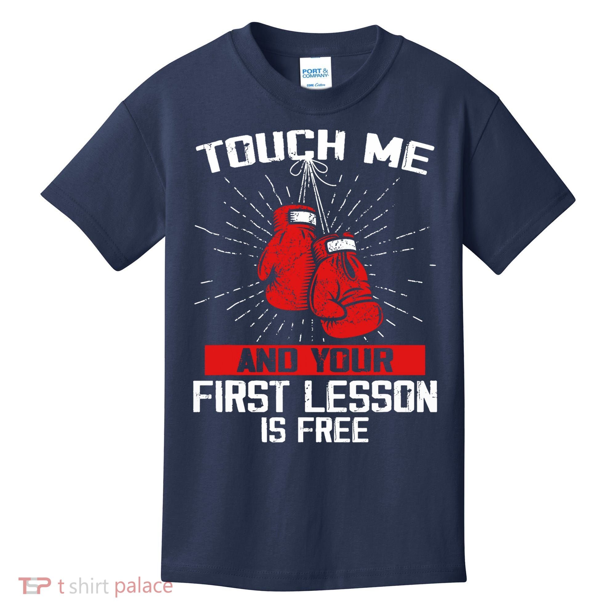 Kick Boxer Boxing Coach Funny Kick Boxing Lover Saying Kids T-Shirt