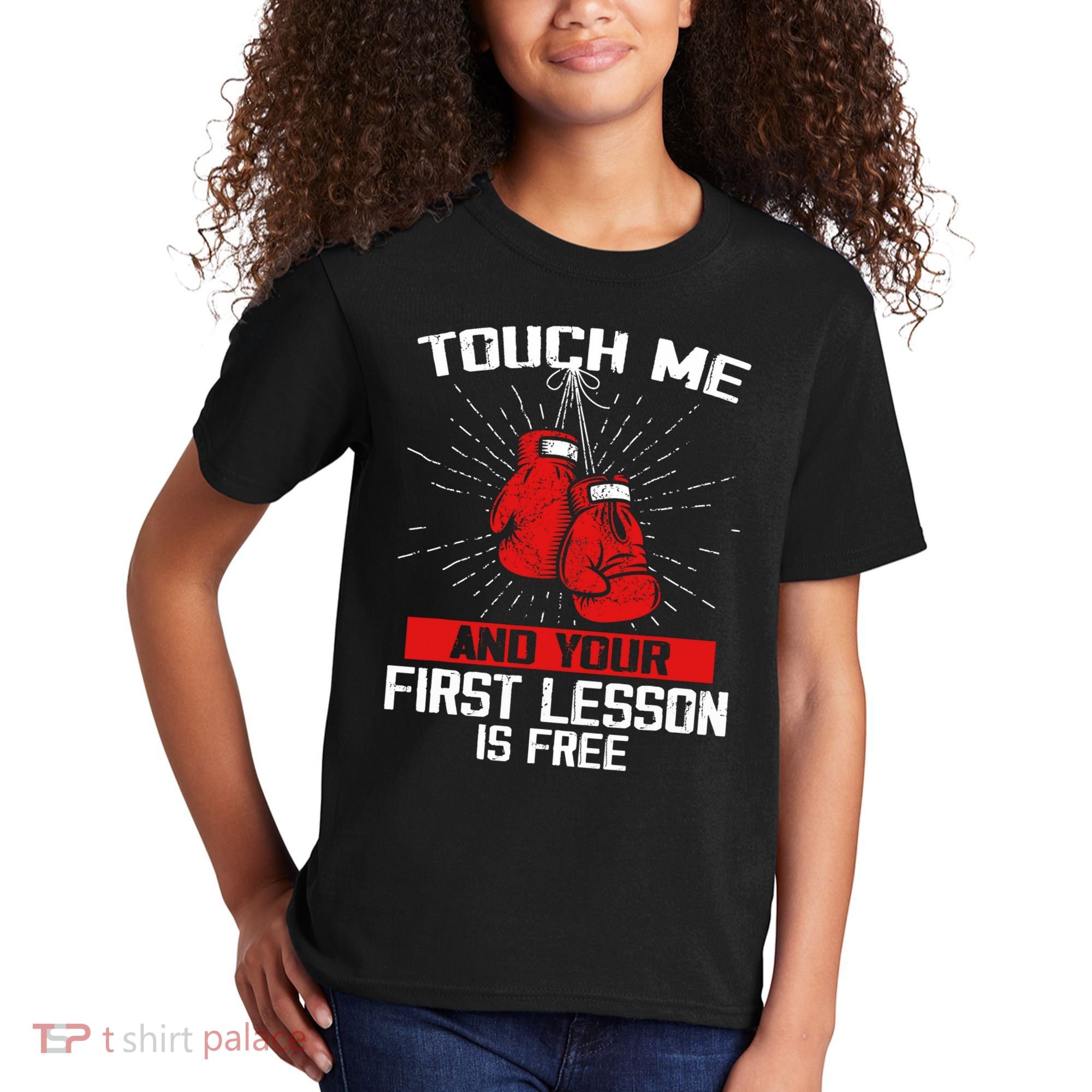 Kick Boxer Boxing Coach Funny Kick Boxing Lover Saying Kids T-Shirt