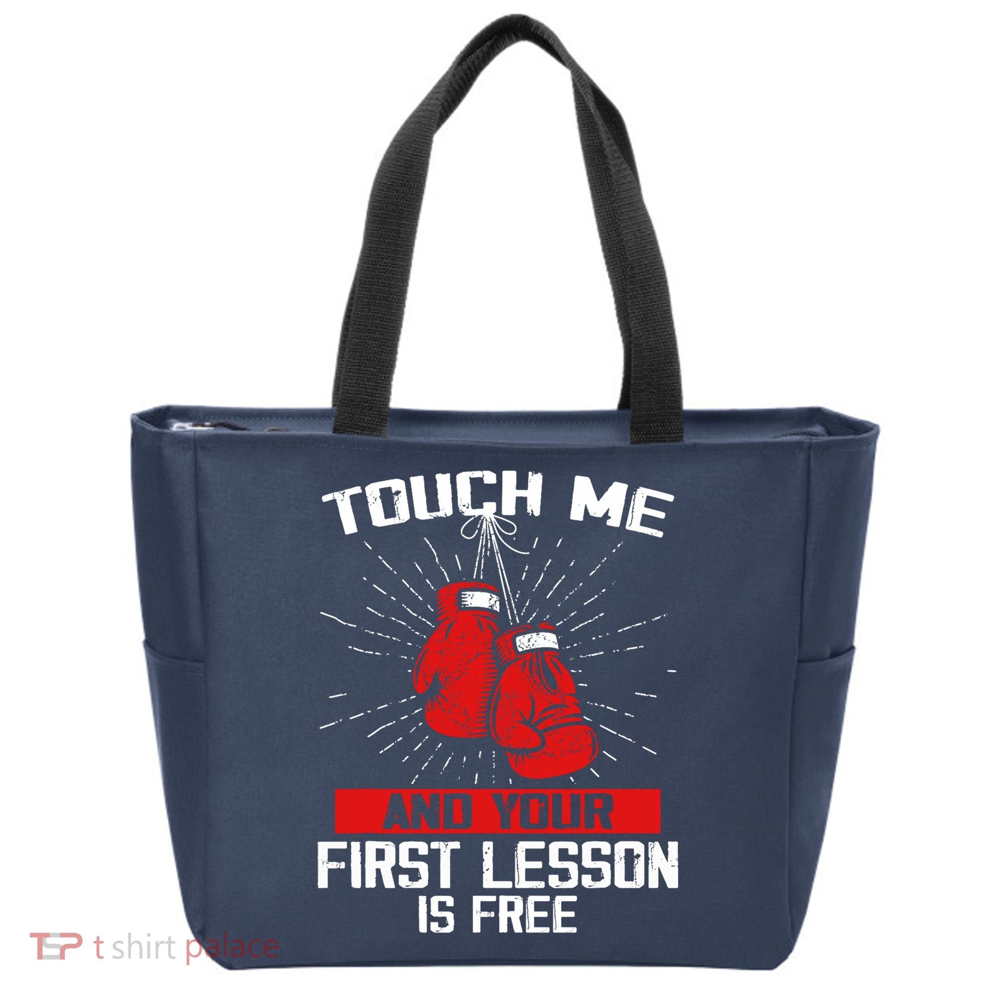 Kick Boxer Boxing Coach Funny Kick Boxing Lover Saying Tote Bag