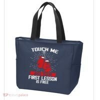 Kick Boxer Boxing Coach Funny Kick Boxing Lover Saying Tote Bag thumb 3