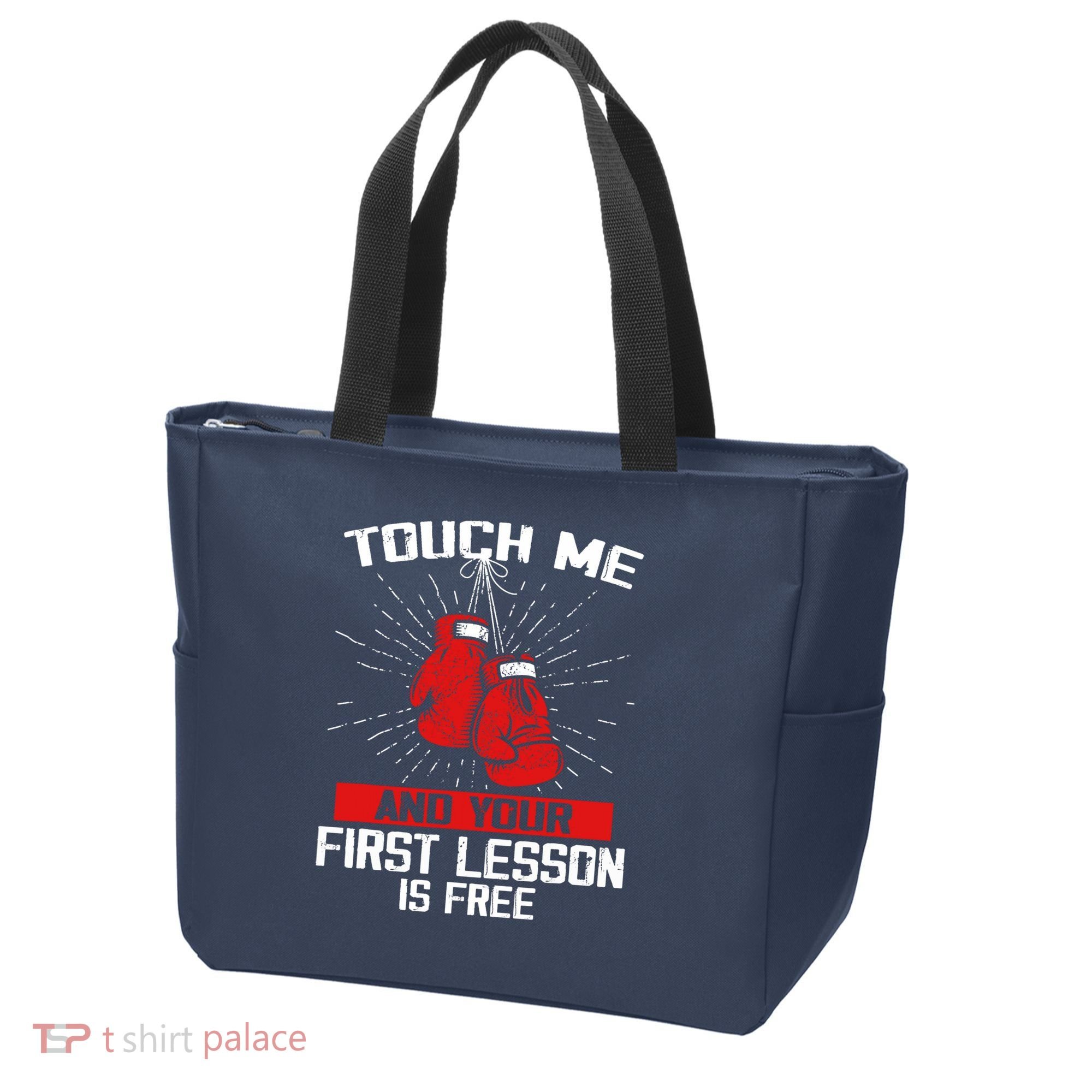 Kick Boxer Boxing Coach Funny Kick Boxing Lover Saying Tote Bag