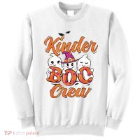 Kindergarten Boo Crew Kinder Crew Funny Teacher Halloween Sweatshirt thumb 0