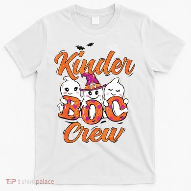 Kindergarten Boo Crew Kinder Crew Funny Teacher Halloween T-Shirt