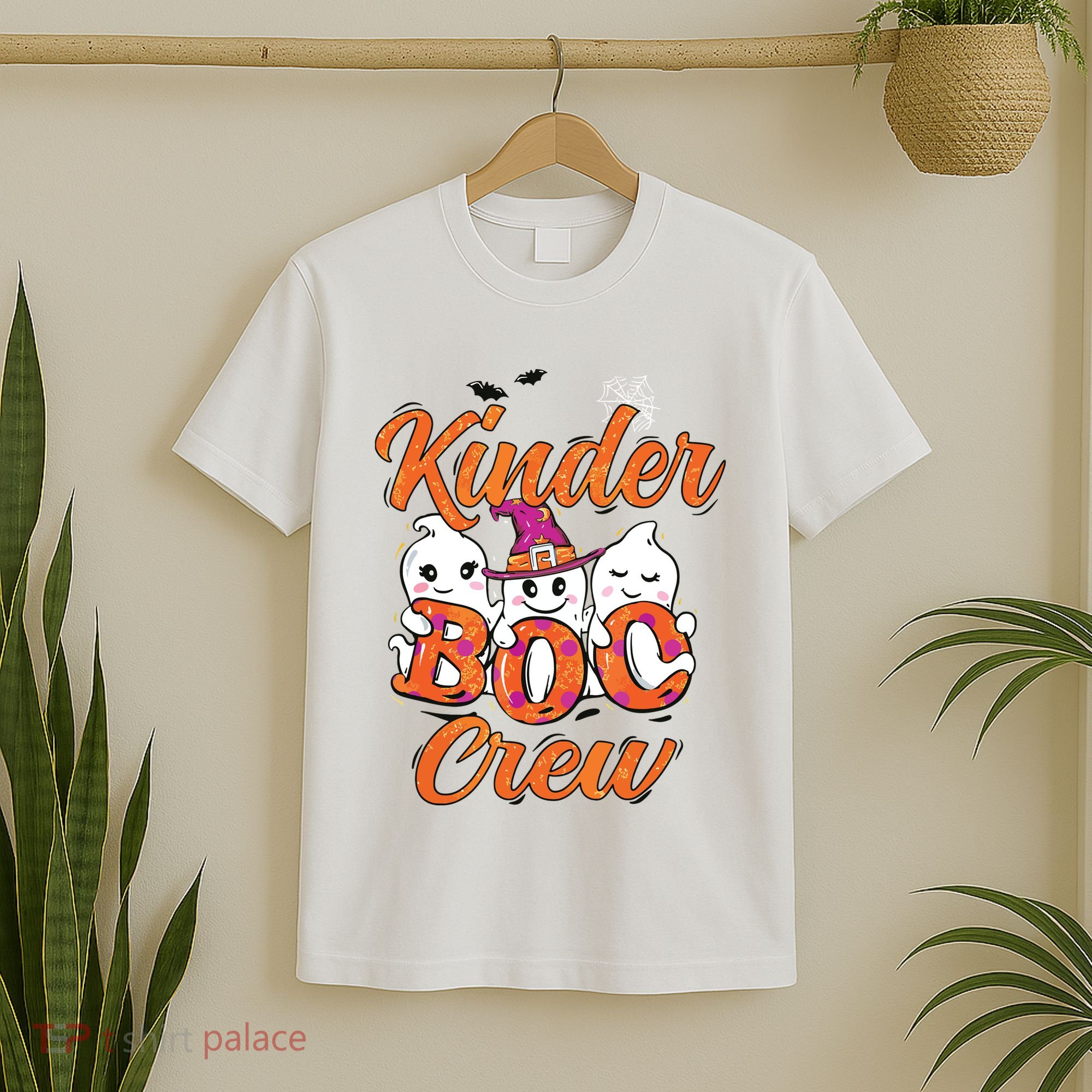 Kindergarten Boo Crew Kinder Crew Funny Teacher Halloween T-Shirt