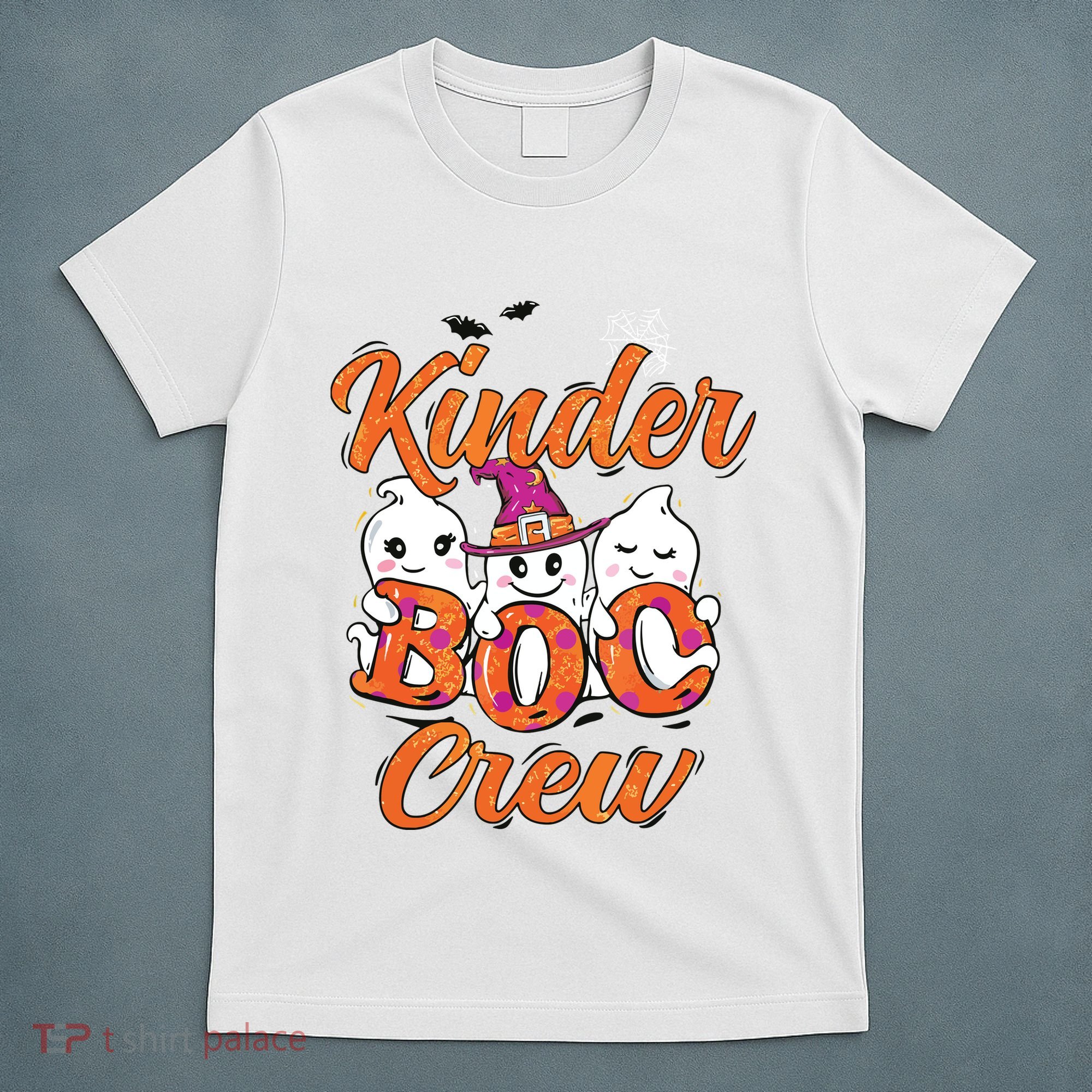 Kindergarten Boo Crew Kinder Crew Funny Teacher Halloween T-Shirt