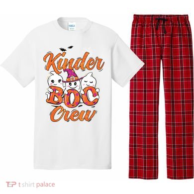 Kindergarten Boo Crew Kinder Crew Funny Teacher Halloween Pajama Set