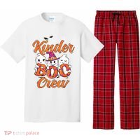 Kindergarten Boo Crew Kinder Crew Funny Teacher Halloween Pajama Set thumb 0