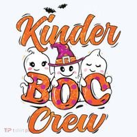 Kindergarten Boo Crew Kinder Crew Funny Teacher Halloween Pajama Set thumb 2