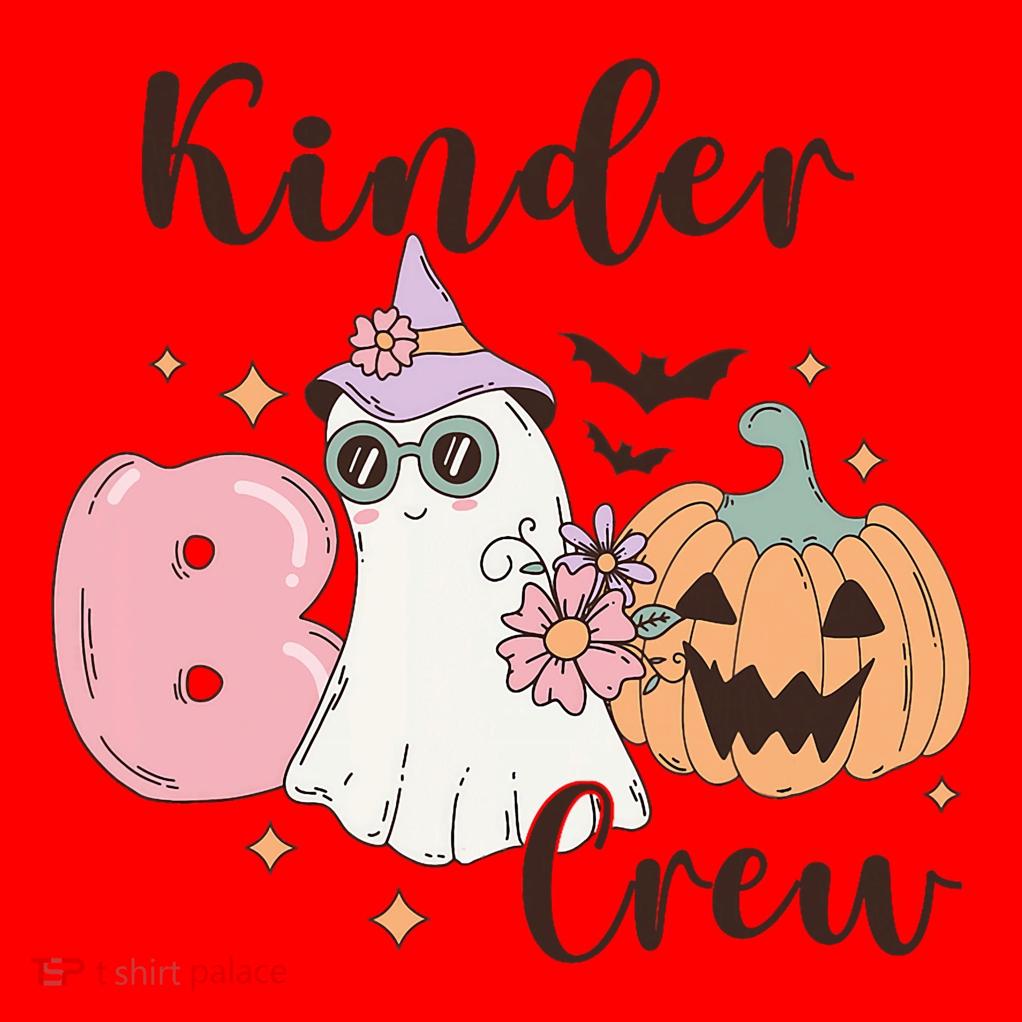 Kinder Boo Crew Kindergarten Boo Crew Kindergarten Halloween Santa Hat