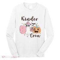 Kinder Boo Crew Kindergarten Boo Crew Kindergarten Halloween Long Sleeve Shirt thumb 0