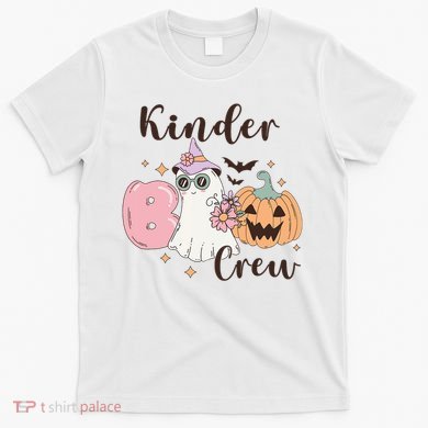 Kinder Boo Crew Kindergarten Boo Crew Kindergarten Halloween T-Shirt