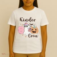 Kinder Boo Crew Kindergarten Boo Crew Kindergarten Halloween T-Shirt thumb 4