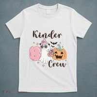 Kinder Boo Crew Kindergarten Boo Crew Kindergarten Halloween T-Shirt thumb 5