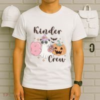 Kinder Boo Crew Kindergarten Boo Crew Kindergarten Halloween T-Shirt thumb 6