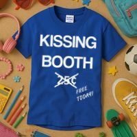 Kissing Booth Costume Halloween Kids T-Shirt thumb 3
